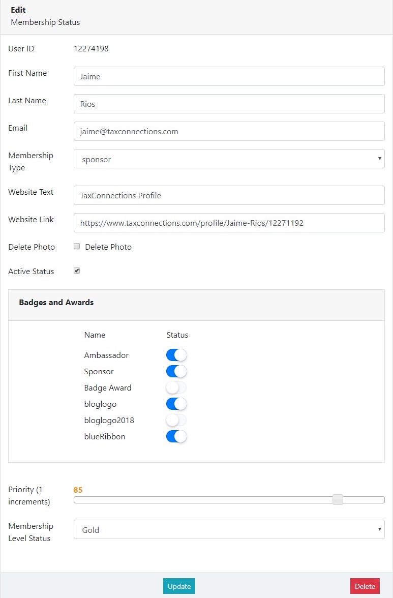 admin dashboard single